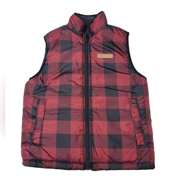 Buffalo David Bitton Boy's reversible vests Sz S And M - Picture 1 of 11